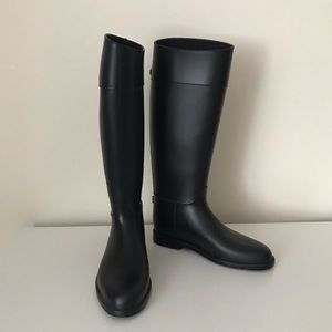 Black Rain Boot, size 10.5
